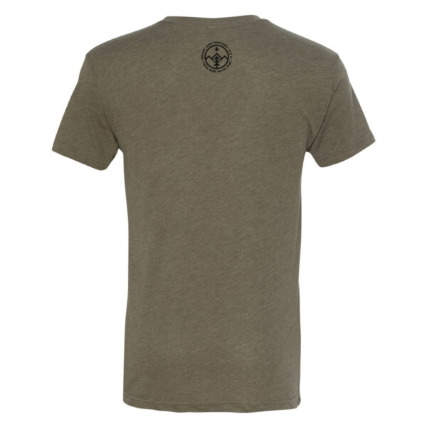 3IN1 Threads Outdoor custom t shirt - Military Green - back